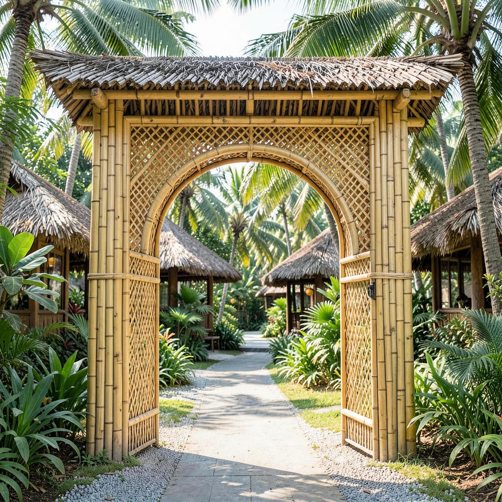 Cổng tre resort
